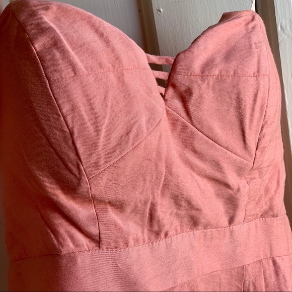 π{BCBGeneration} Pink Strapless Dressπ - Picture 4 of 8